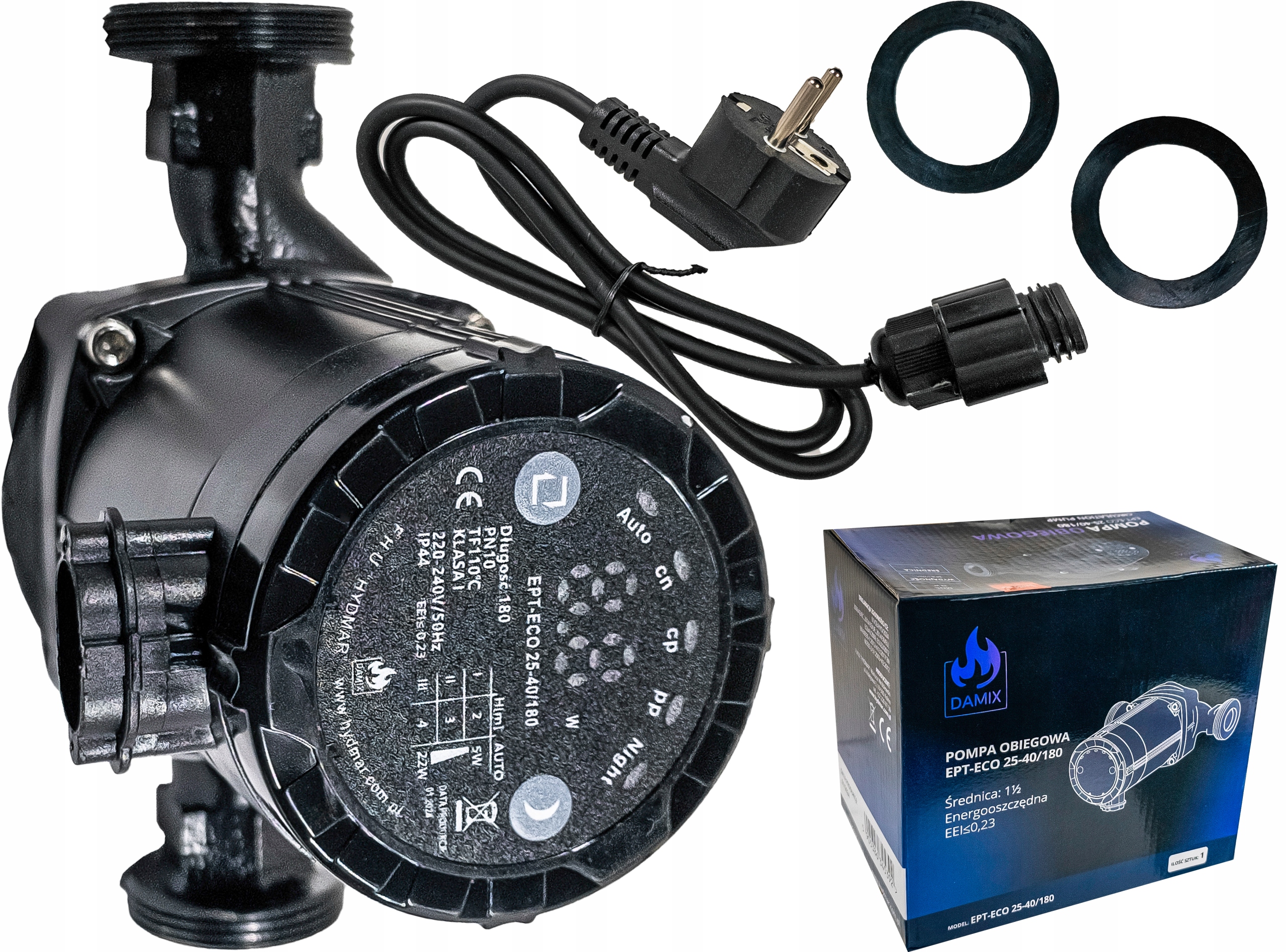 ENERGETICKY ÚSPORA ELEKTRONICKÉ OBEHOVÉ ČERPADLO 25/40-180 DAMIX